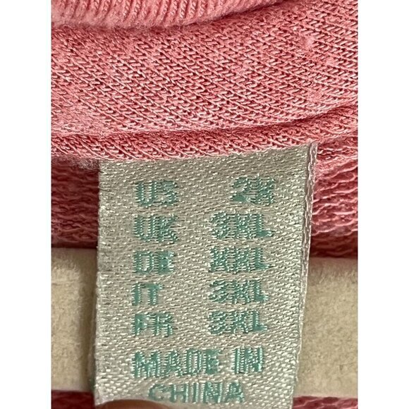 Logo by Lori Goldstein Women Top Size 2X Pink Round Neck Floral Embroidery Plus - Picture 4 of 11